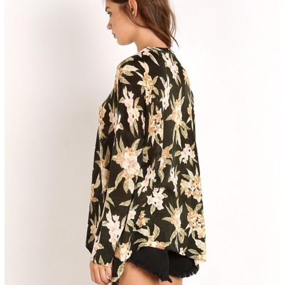 Flower Print Sweater S - Picture 3 of 8